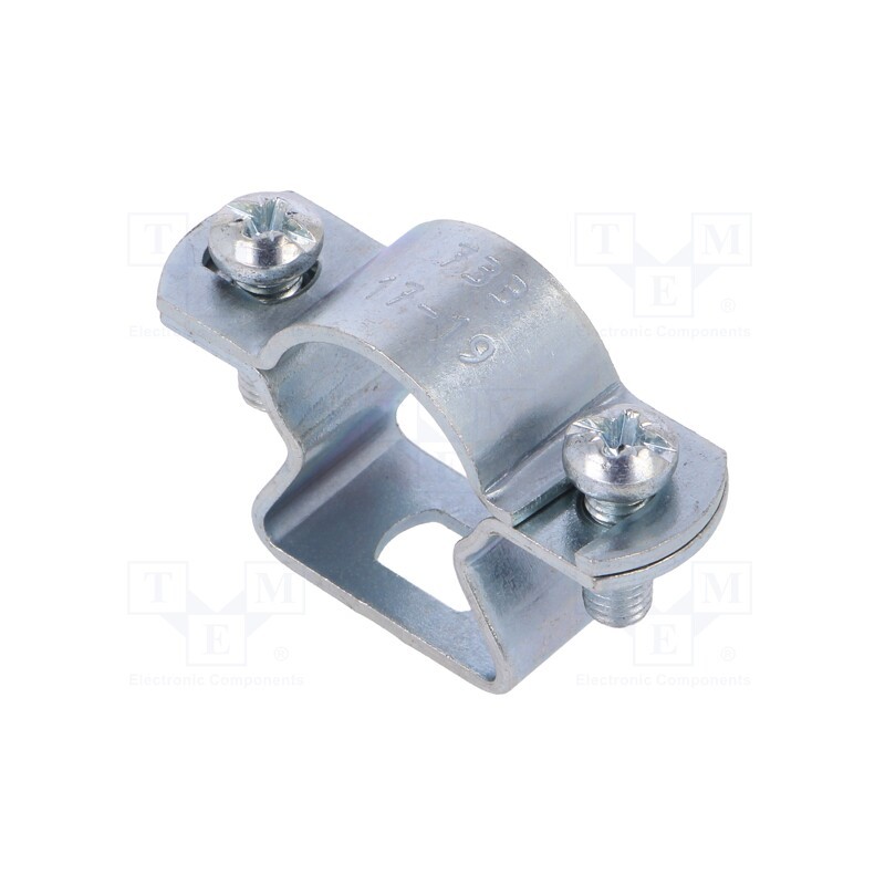 1 pcs x OBO BETTERMANN - ASL 733 20 G - T-bolt clamp, W: 45mm, Clamping: 17÷19mm, steel, Plating: zinc