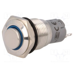1 pcs x ONPOW - LAS2GQH-11E/B/24V/S/FP - Switch: vandal resistant, Pos: 2, SPDT, 0.5A/220VAC, 1A/24VDC, IP67