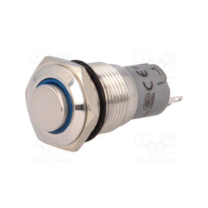 1 pcs x ONPOW - LAS2GQH-11E/B/24V/S/FP - Switch: vandal resistant, Pos: 2, SPDT, 0.5A/220VAC, 1A/24VDC, IP67