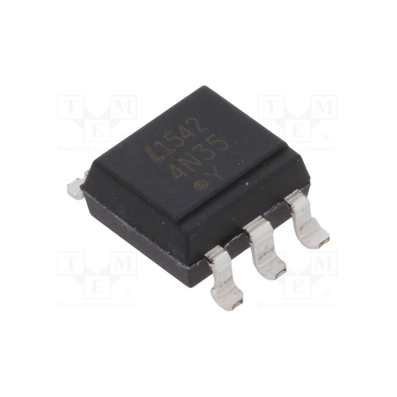 5 pcs x LITEON - 4N35S-TA1 - Optocoupler, SMD, Ch: 1, OUT: transistor, Uinsul: 3.55kV, Uce: 30V