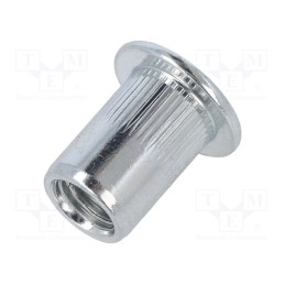 1 pcg x BETA - 1742R-A M8 - Rivet nuts, M8, steel, Ømount.hole: 11mm, L: 17mm, 10pcs.