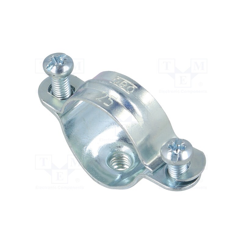 1 pcs x OBO BETTERMANN - ASG 732 30 G -AS - T-bolt clamp, W: 52mm, Clamping: 24÷26mm, steel, Plating: zinc