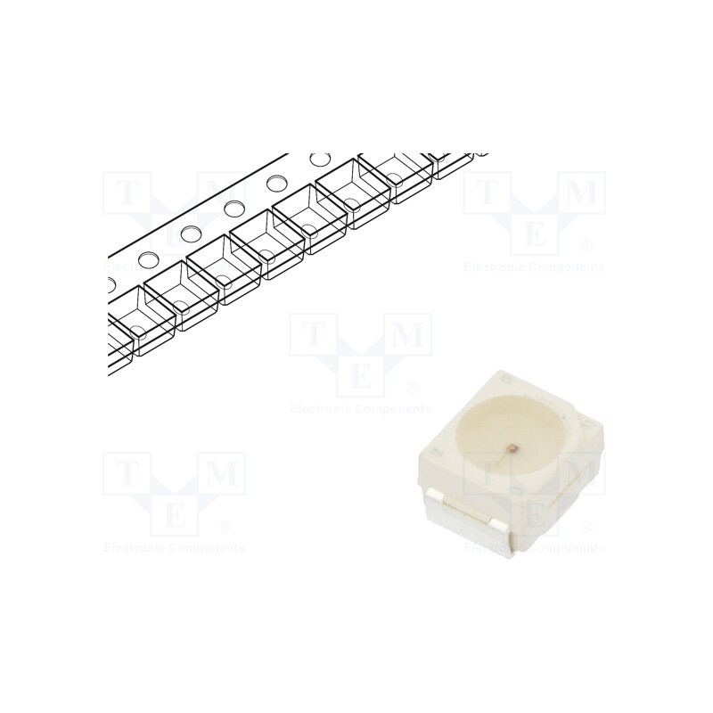 5 pcs x KINGBRIGHT ELECTRONIC - KA-3528SYCKT - LED, SMD, 3528,PLCC2, yellow, 3.5x2.8x1.9mm, 120°, 2÷2.5V, 20mA