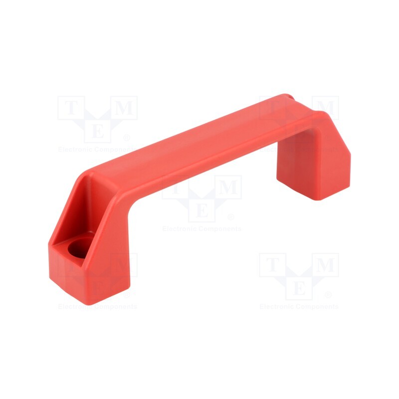 1 pcs x ELESA+GANTER - 37105 - Handle, technopolymer PA, red, H: 41mm, L: 137mm, W: 26mm, F2: 2.5kN