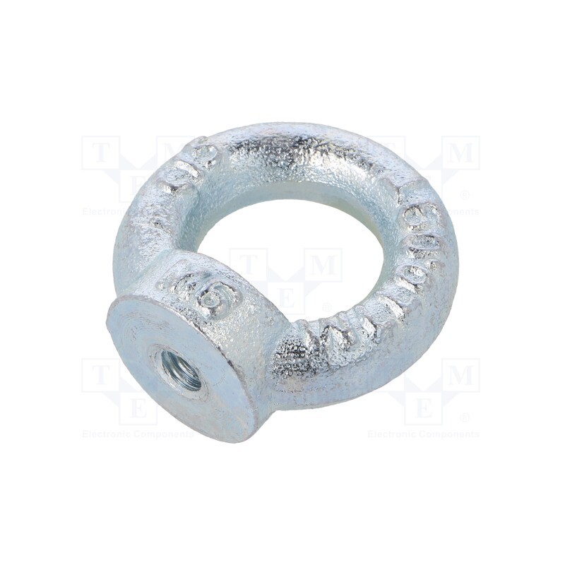 1 pcs x DROMET - NZU.6 - Lifting eye nut, eye, M6, steel, Plating: zinc, DIN 582, 20mm