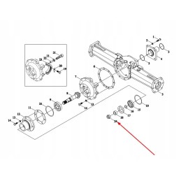 TL02311010077 differential lock nut