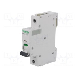 1 pcs x SCHNEIDER ELECTRIC - A9F04116 - Circuit breaker, 230VAC, Inom: 16A, Poles: 1, Charact: C, 6kA, IP20