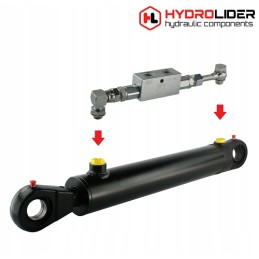 Hydraulic actuator 63 36 320 l 600 hydrolider lock