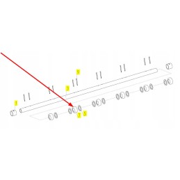 100370923 inclined conveyor roller