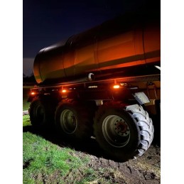 Rectangular LED marker lamp 12 24v with cable