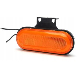 Rectangular LED marker lamp 12 24v with cable
