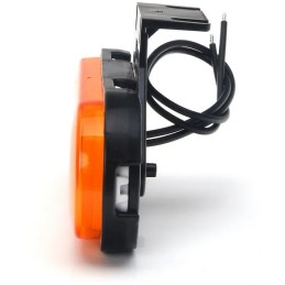 Rectangular LED marker lamp 12 24v with cable