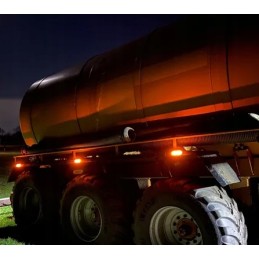 Rectangular LED marker lamp 12 24v with cable