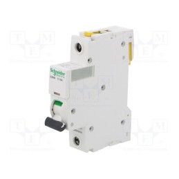 1 pcs x SCHNEIDER ELECTRIC - A9F04110 - Circuit breaker, 230VAC, Inom: 10A, Poles: 1, Charact: C, 6kA, IP20