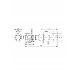 Gearbox lever new type 80149015