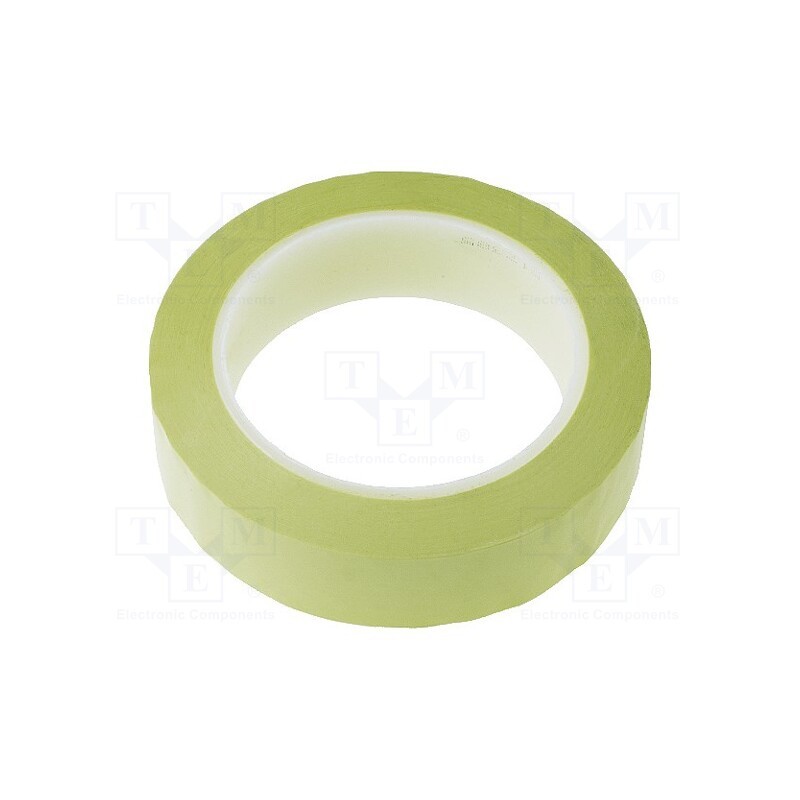 1 rol x 3M - FE-5100-9035-3 - Tape: electrical insulating, W: 25mm, L: 66m, Thk: 63um, yellow, 100%