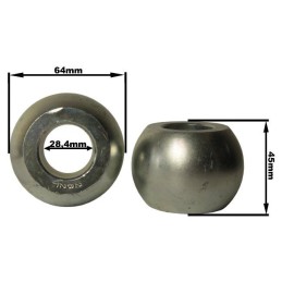 Ball of the lift arm, category 3 2 28 4x64x45mm