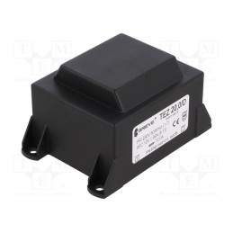 1 pcs x BREVE TUFVASSONS - TEZ20/D230/12V - Transformer: encapsulated, 20VA, 230VAC, 12V, 1666.6mA, PCB, IP00