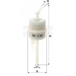 Air filter mann filter c52 1 c521