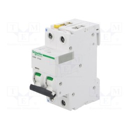 1 pcs x SCHNEIDER ELECTRIC - A9F03616 - Circuit breaker, 400VAC, Inom: 16A, Poles: 1+N, Charact: B, 6kA, IP20