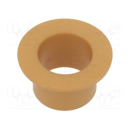 1 pcs x IGUS - Q2FM-1012-10 - Bearing: sleeve bearing, with flange, Øout: 12mm, Øint: 10mm, beige