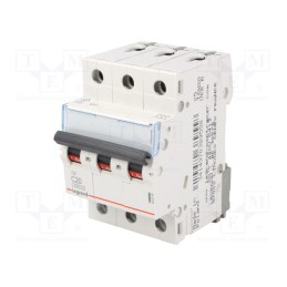 1 pcs x LEGRAND - S 303 C20 TX - Circuit breaker, 400VAC, Inom: 20A, Poles: 3, Charact: C, 6kA, IP20