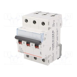 1 pcs x LEGRAND - S 303 C16 TX - Circuit breaker, 400VAC, Inom: 16A, Poles: 3, Charact: C, 6kA, IP20