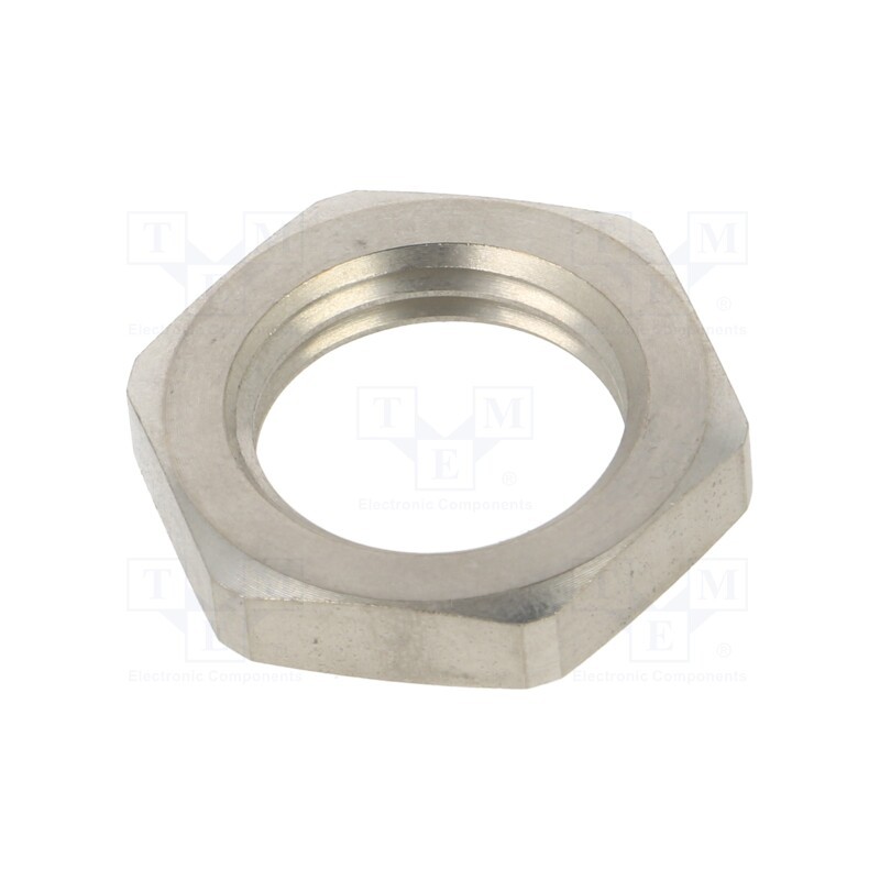 1 pcs x ELESA+GANTER - GN 909.5-M16X1,5 - Nut, M16, 1.5, stainless steel, 22mm