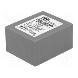 1 pcs x INDEL - TSPZ10/018 - Transformer: encapsulated, 10VA, 230VAC, 6V, 6V, 830mA, 830mA, PCB