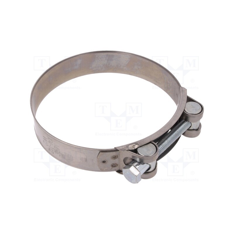 1 pcs x MPC INDUSTRIES - S2104 - T-bolt clamp, W: 24mm, Clamping: 104÷112mm, chrome steel AISI 430