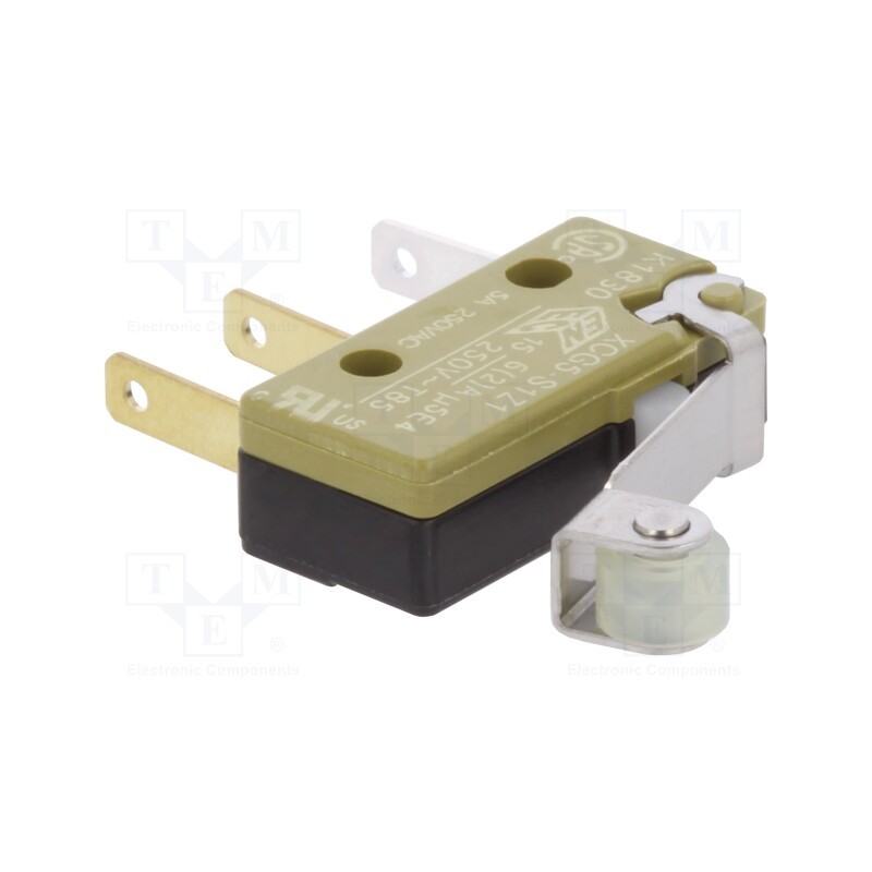1 pcs x SAIA-BURGESS - XCG5-S1Z1 - Microswitch SNAP ACTION, with lever (with roller), SPDT, Pos: 2
