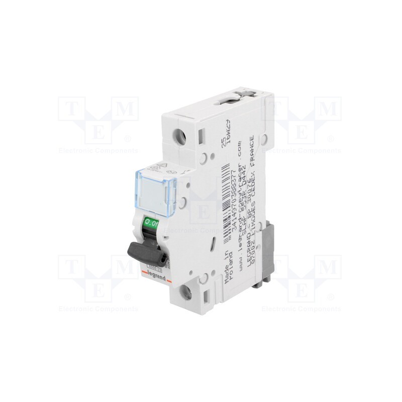 1 pcs x LEGRAND - S 301 C32 TX - Circuit breaker, 230VAC, Inom: 32A, Poles: 1, Charact: C, 6kA, IP20