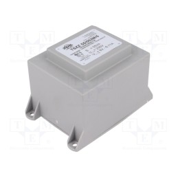 1 pcs x INDEL - TSZZ55/002M - Transformer: encapsulated, 55VA, 230VAC, 9V, 6.1A, PCB, IP00, A: 70mm
