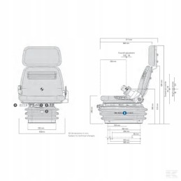 Mechanical seat compacto basic xs
