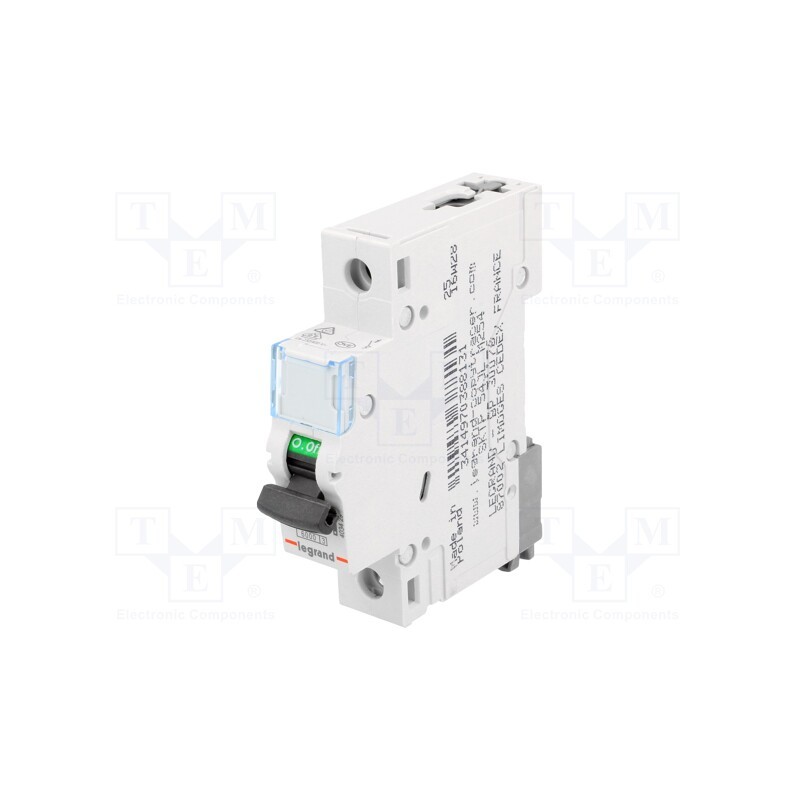 1 pcs x LEGRAND - S 301 C4 TX - Circuit breaker, 230VAC, Inom: 4A, Poles: 1, for DIN rail mounting