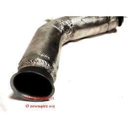 John Deere RE217832 exhaust pipe with insulation