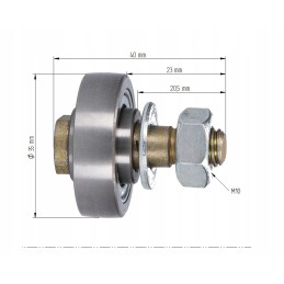 Bearing and pick-up pin for Claas combine harvester 805093