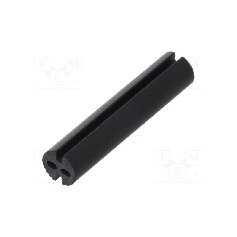 10 pcs x DREMEC - 8GE04V80520 - Spacer sleeve, LED, Øout: 4mm, ØLED: 3mm, L: 19.1mm, black, UL94V-0