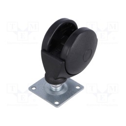 1 pcs x COLSON - JPN 050 P32X32 -AS - Furniture wheel, Ø: 50mm, H: 53mm, torsional,with mounting plate