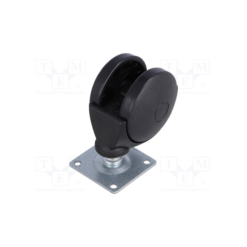 1 pcs x COLSON - JPN 050 P32X32 -AS - Furniture wheel, Ø: 50mm, H: 53mm, torsional,with mounting plate