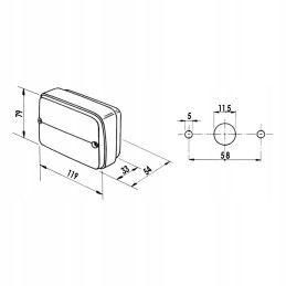 Lamborghini turn signal lamp 2 8019 200 0