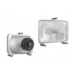 H4 headlight with internal recess seal