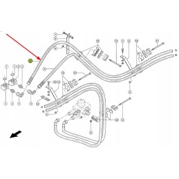 689853 0 rear axle drive hydraulic hose