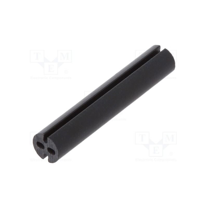 10 pcs x DREMEC - 8GE04V80521 - Spacer sleeve, LED, Øout: 4mm, ØLED: 3mm, L: 22.2mm, black, UL94V-0