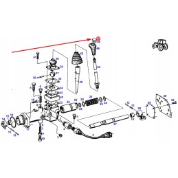 178100090651 gear lever insert