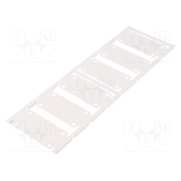 30 pcs x WEIDMu00dcLLER - SFX 30/60 MC NE WS - Label, 7÷40mm, polyamide 66, white, -40÷100°C, cable ties, UL94V-2