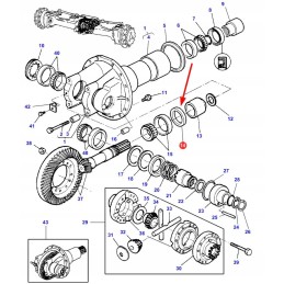 3764317m1 spacer 45 5 x 55 x 6 8