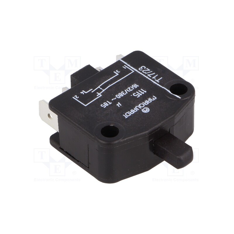1 pcs x Marquardt - 1115.0101 - Switch: door, Pos: 2, SPST-NO + SPST-NC, 16A/400VAC, 30x13x24mm