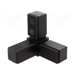 1 pcs x ELESA+GANTER - 430128 -AS - Mounting coupler, for profiles, Mat: polyamide, -30÷100°C, I: 77mm