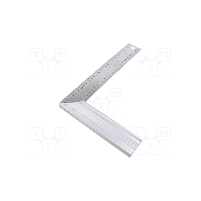 1 pcs x STANLEY - 1-45-686 - Try square, L: 300mm, Width: 200mm, fitted with graduated scale